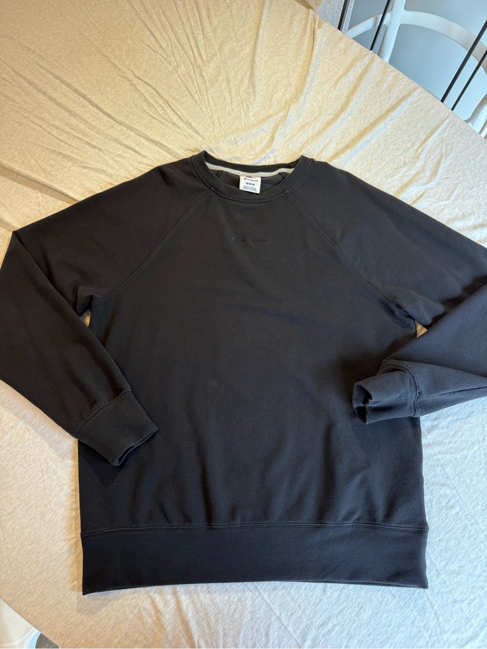 Champion Black Crewneck Sweatshirt